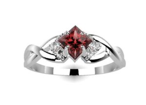 The Garnet Engagement Ring