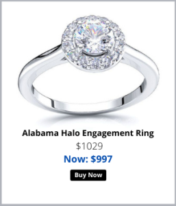 Heart Design His and Hers Diamond Wedding Band Set