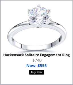 Matching Heart His and Hers Diamond Wedding Ring Set