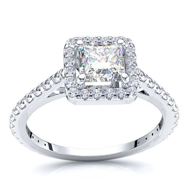 Maine Halo Engagement Ring
