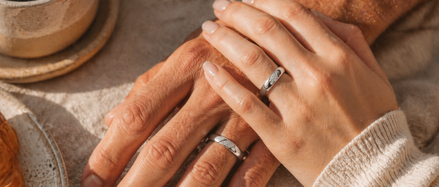 His and hers hands