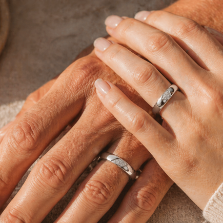 His and hers hands