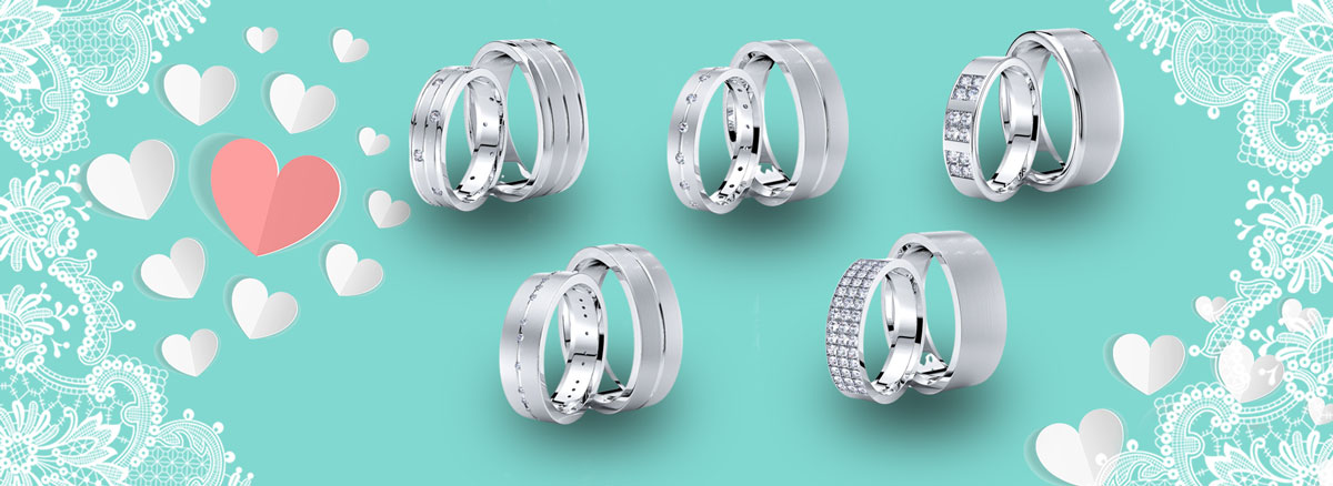 Circle promise ring that fits engagement ring on sale