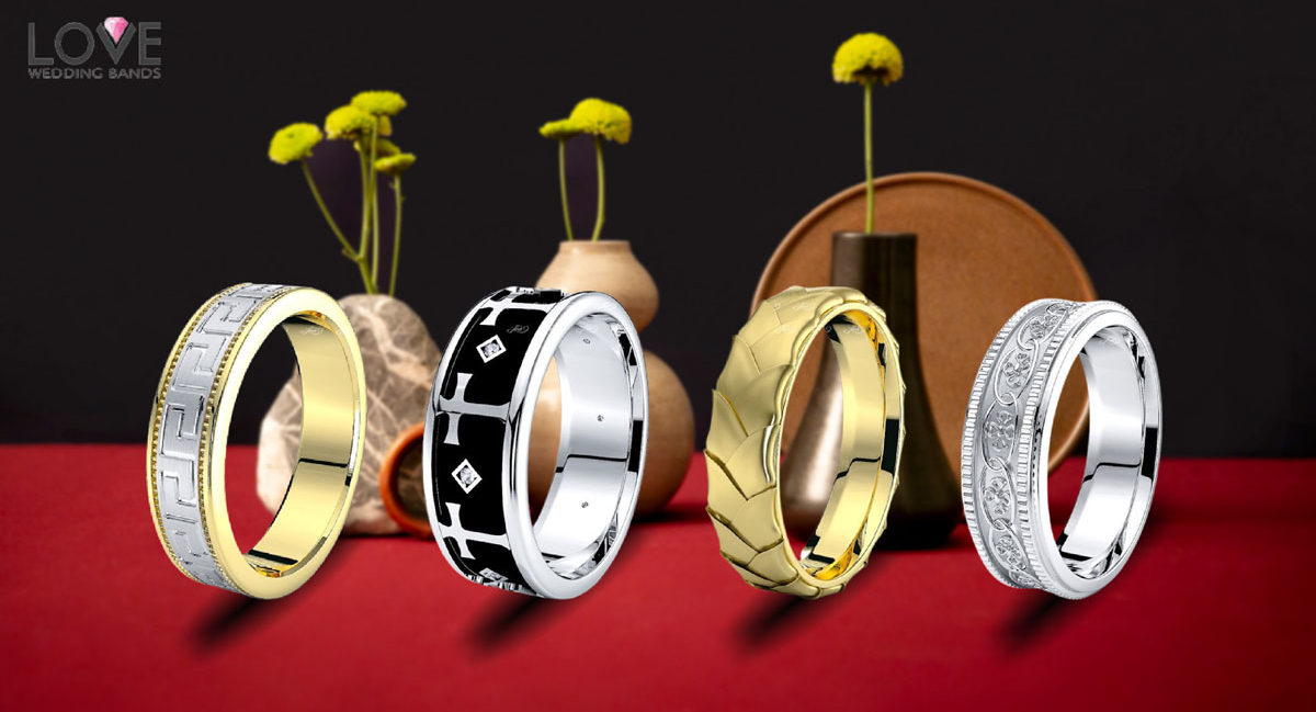 Men's Braided Wedding Bands Symbolizing Strength and Style