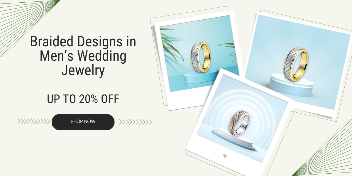 Braided Designs in Men’s Wedding Jewelry