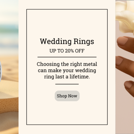 Popular Metals to Consider for Your Wedding Rings