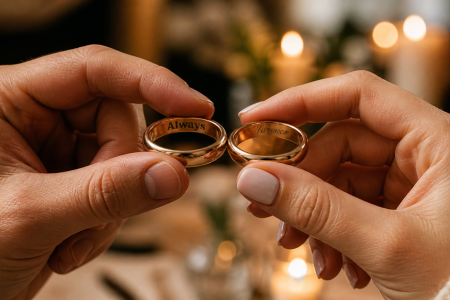 His and Hers Wedding Bands with Engraving: 15 Ideas for Couples (2026)